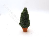 Miniature 3.25 inch Spruce Topiary for Dollhouses (image for) Miniature 3.25 inch Spruce Topiary for Dollhouses