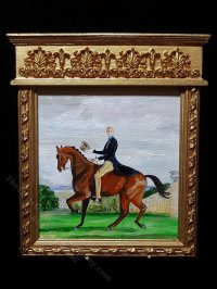 Portrait of a Gentleman on a Bay Horse Painting by Kelly Hadden (image for) Portrait of a Gentleman on a Bay Horse Painting by Kelly Hadden