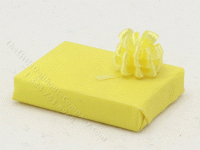 Miniature Yellow Gift Box (image for) Miniature Yellow Gift Box