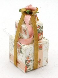 Miniature Stacked Wedding Gift by Cheryl Warder (image for) Miniature Stacked Wedding Gift by Cheryl Warder