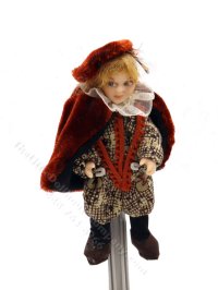 Miniature Tudor Boy in Dark Orange (image for) Miniature Tudor Boy in Dark Orange