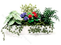 Dollhouse Scale Model Wicker Basket with Grapes (image for) Dollhouse Scale Model Wicker Basket with Grapes