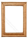 Miniature Gold Colored Rectangular Frame for Dollhouses - 4"x3" (image for) Miniature Gold Colored Rectangular Frame for Dollhouses - 4"x3"