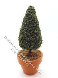 Miniature 5" Topiary in Terracotta Pot for Dollhouses (image for) Miniature 5" Topiary in Terracotta Pot for Dollhouses