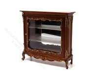 Miniature Walnut China Display Cabinet (image for) Miniature Walnut China Display Cabinet