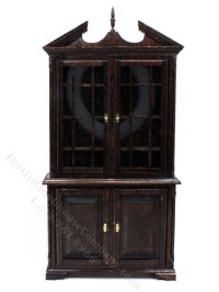 As-Is Handmade Miniature China Hutch for Dollhouses (image for) As-Is Handmade Miniature China Hutch for Dollhouses