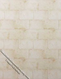 As Is Off White Brick Pattern Miniature Wallpaper for Dollhouses (image for) As Is Off White Brick Pattern Miniature Wallpaper for Dollhouses