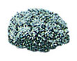 Miniature 1/2 inch White Mound Bush (5 pcs) for Dollhouses (image for) Miniature 1/2 inch White Mound Bush (5 pcs) for Dollhouses